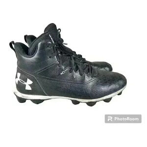 Under Armour Football Cleats Men's 13 Hammer RM Black Mid 3022174-001